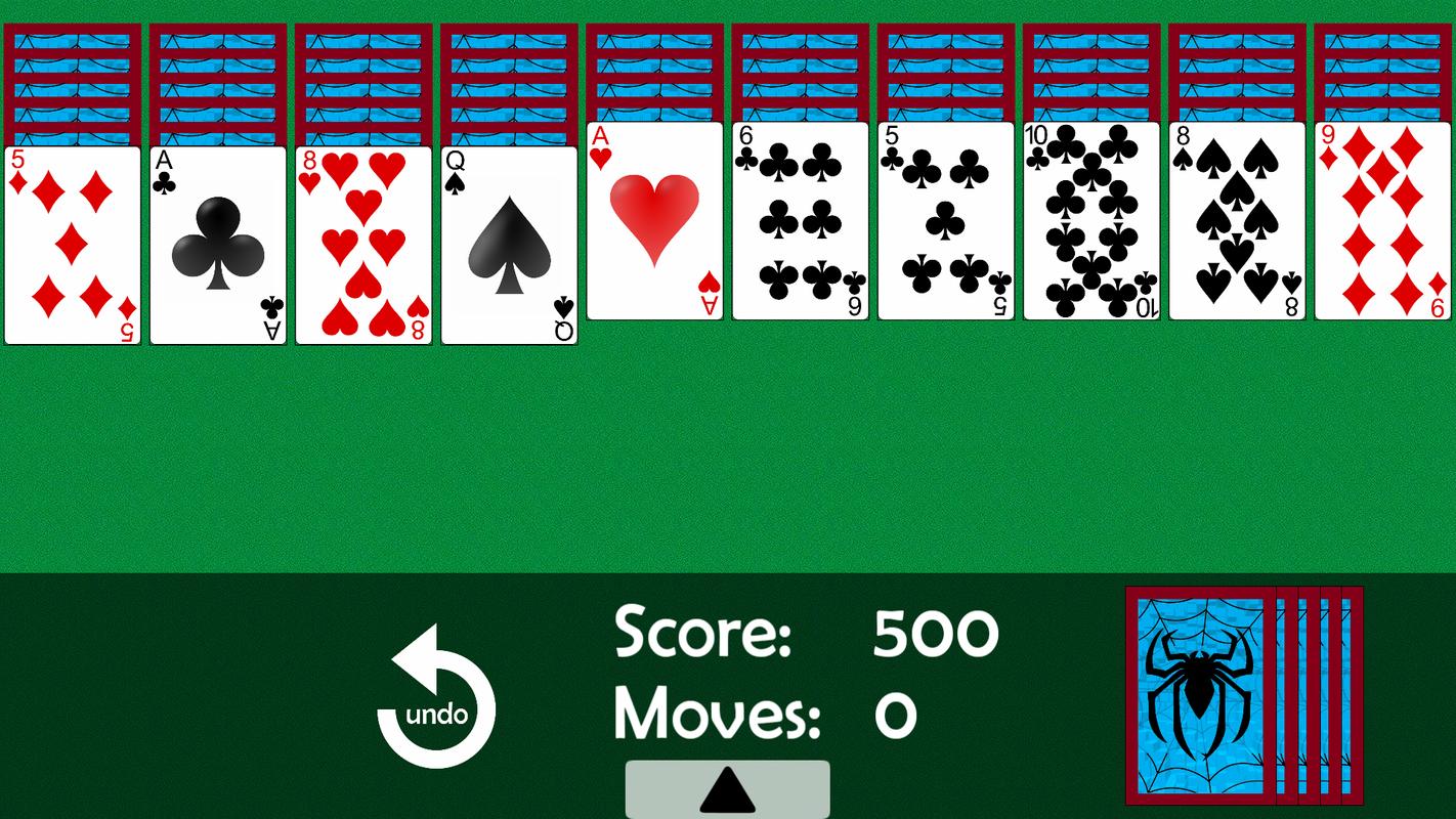 spider solitaire free games